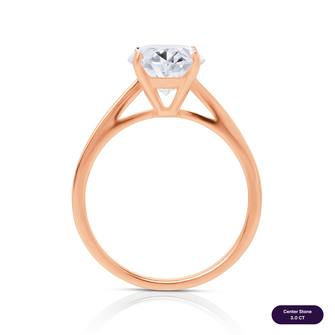 Solitaire Lab Diamond Ring Oval