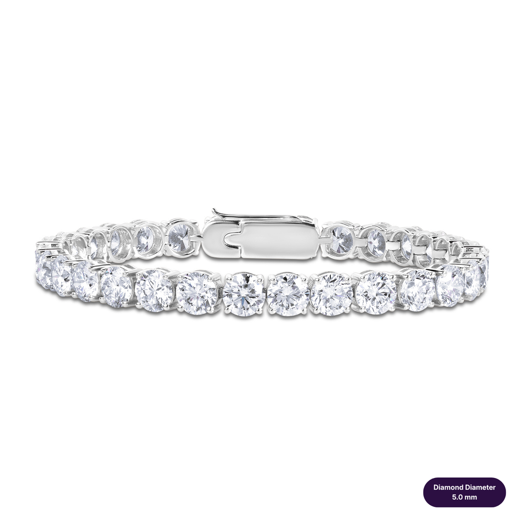 Tennis Lab Diamond Bracelet Round