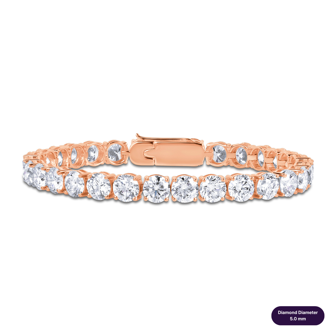 Tennis Lab Diamond Bracelet Round