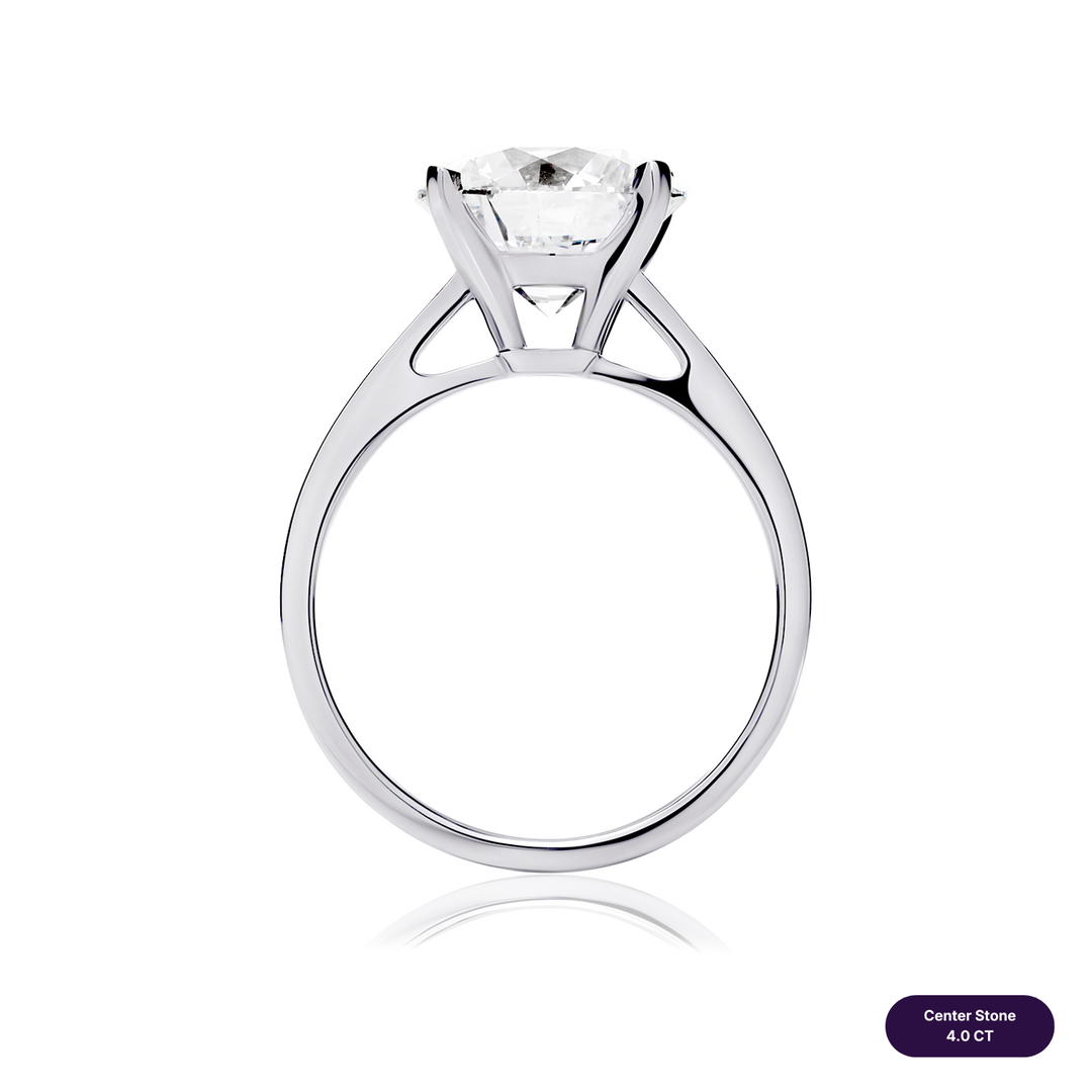 Solitaire Lab Diamond Ring Round