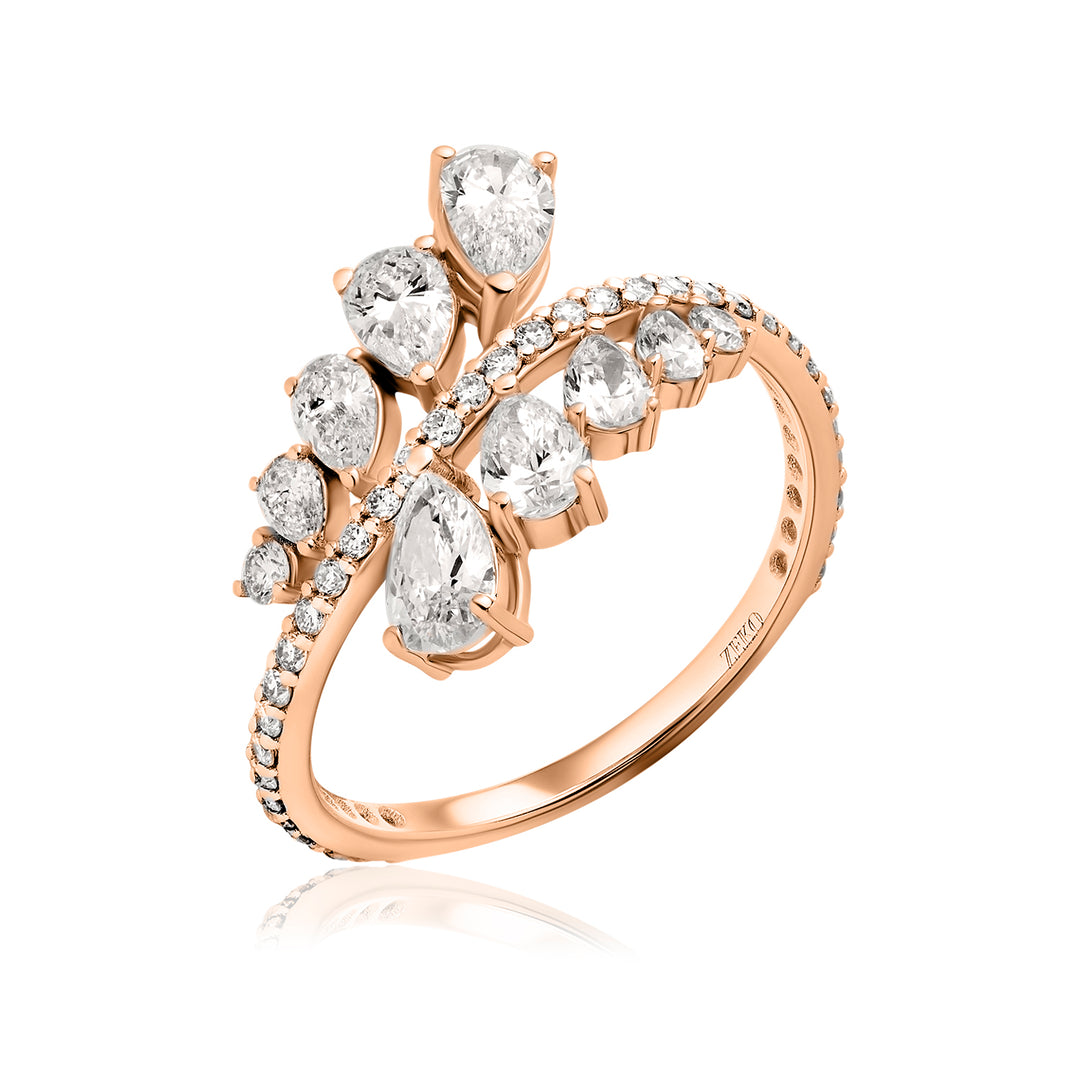 Special Lab Diamond Ring Pear