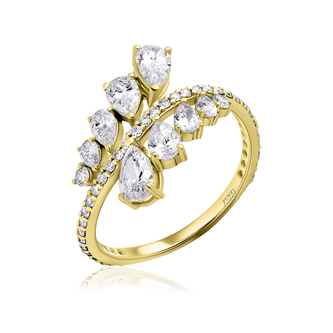 Special Lab Diamond Ring Pear