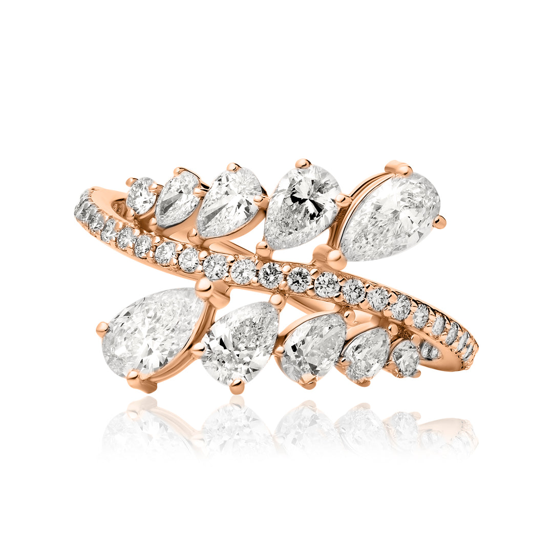Special Lab Diamond Ring Pear