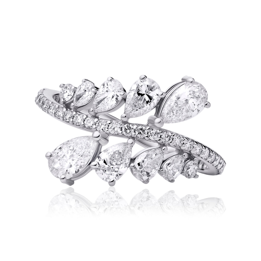 Special Lab Diamond Ring Pear
