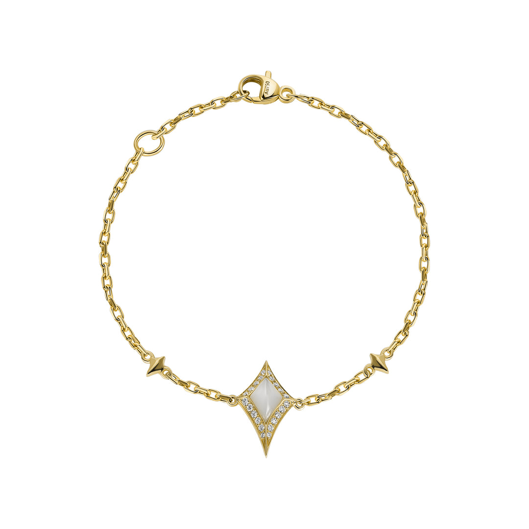 Natural Diamond Bracelet Damascus Sword Collection