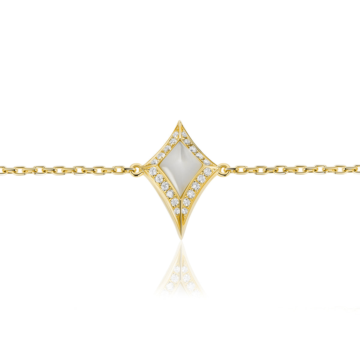 Damascus sword natural diamond bracelet
