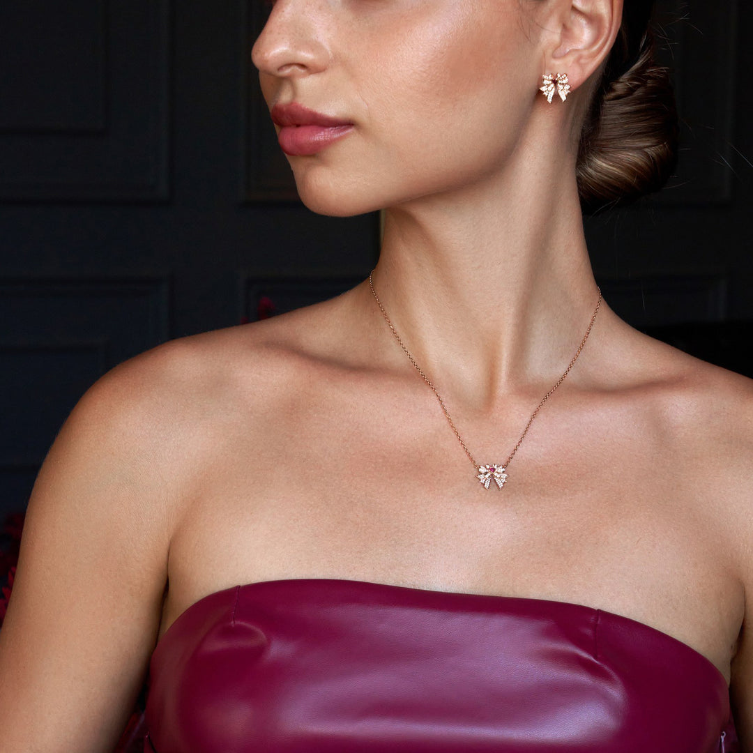 Feyonkah Natural Diamond Necklace