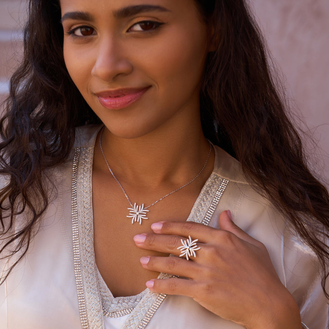 NIX Natural Diamond Necklace - Medium Pendant