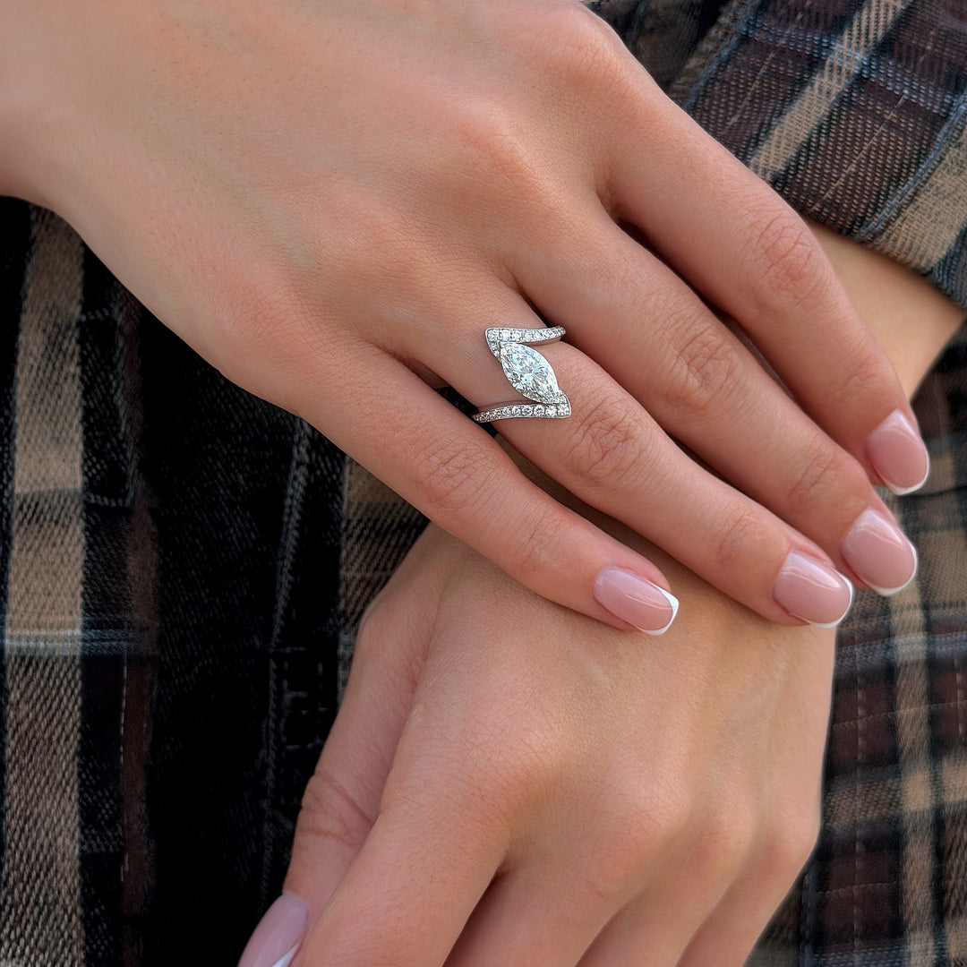 Special Lab Diamond Ring Marquise