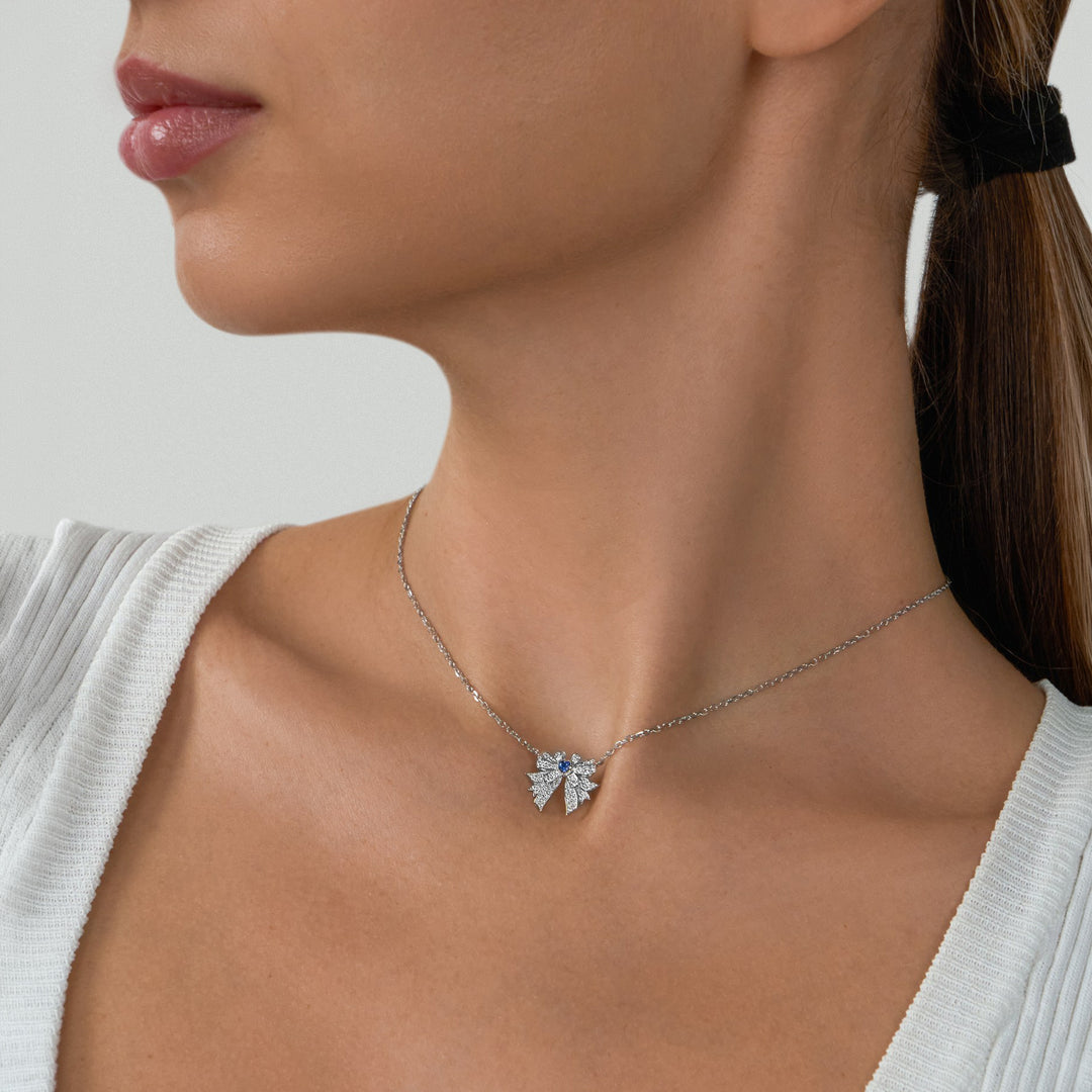 Feyonkah Natural Diamond Necklace