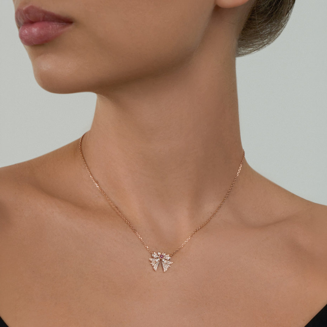 Feyonkah Natural Diamond Necklace