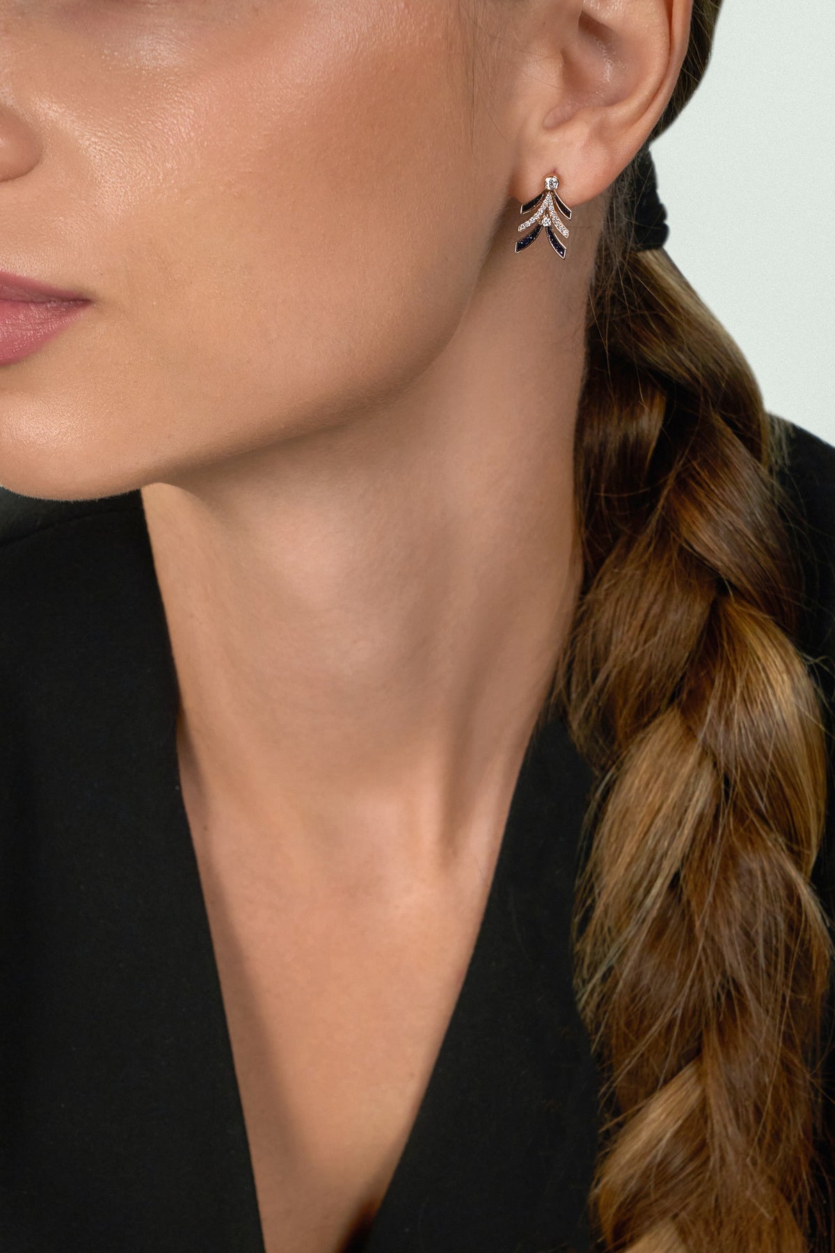 Natural diamond earring nix collection