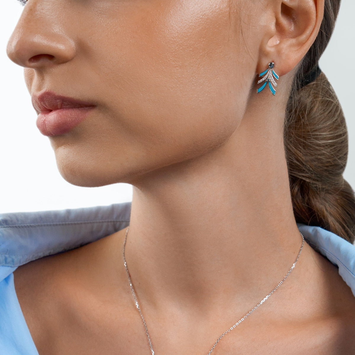 Nix natural diamond earrings