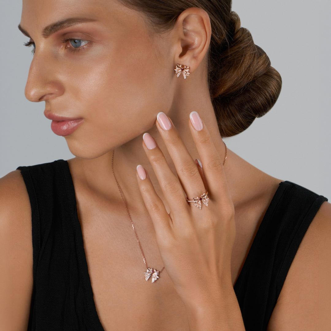Feyonkah Natural Diamond Necklace