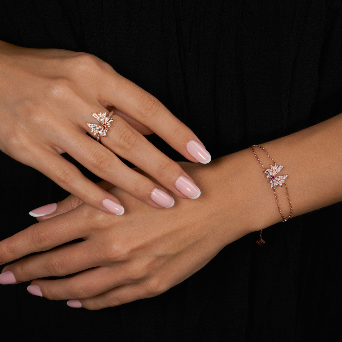 Feyonkah natural diamond bracelet