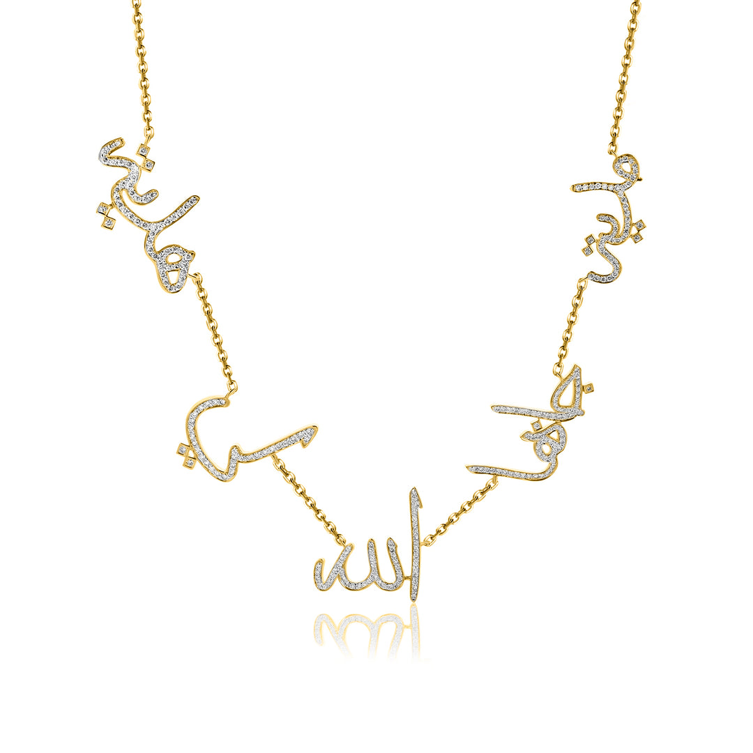 Names Lab Diamond Necklace Round