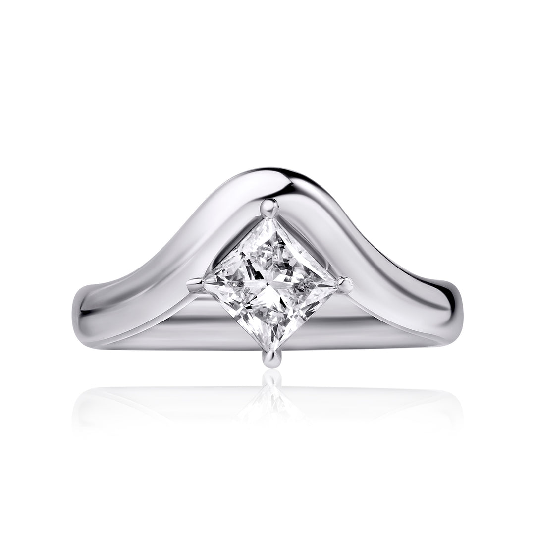 Pinky Lab Diamond Ring Princess