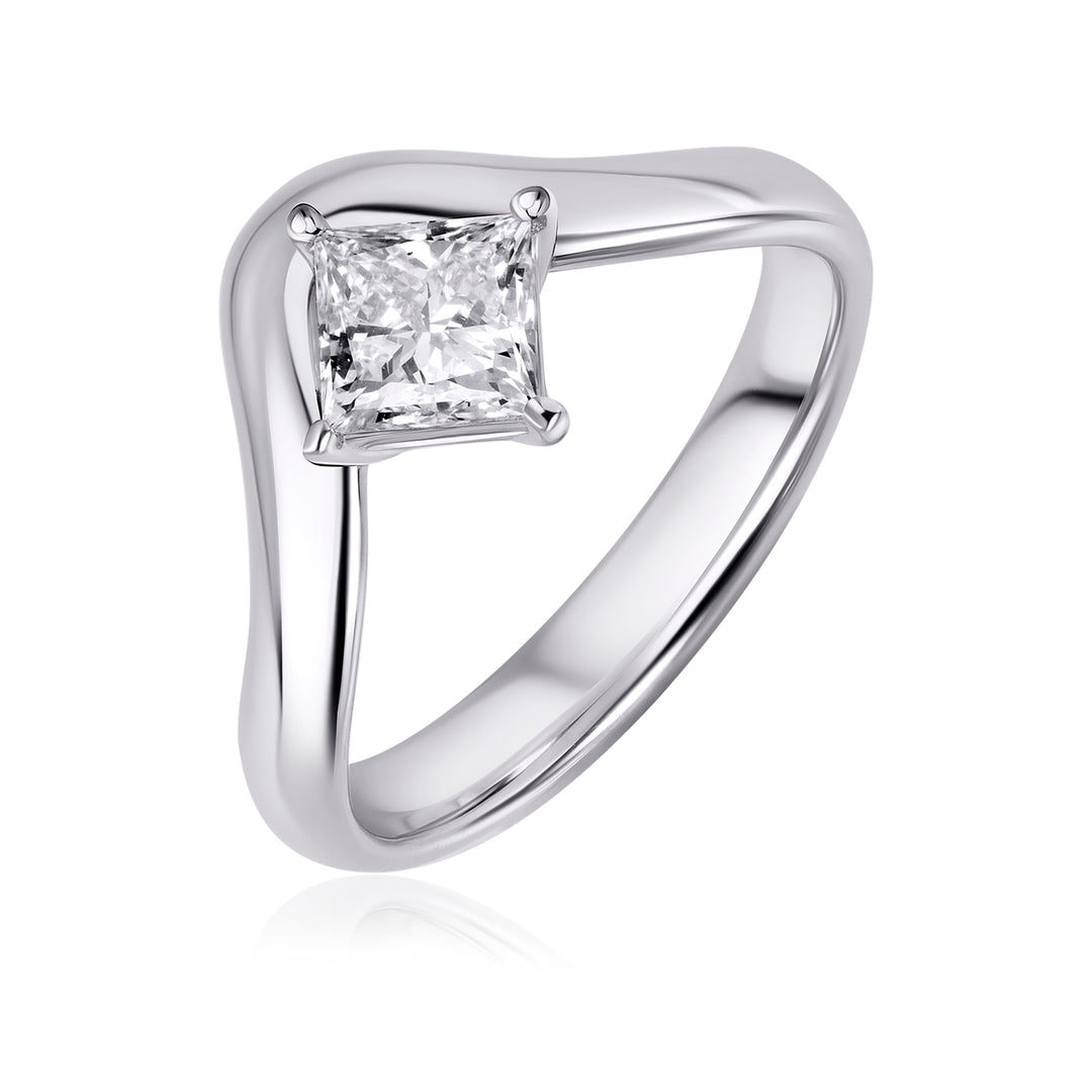 Pinky Lab Diamond Ring Princess