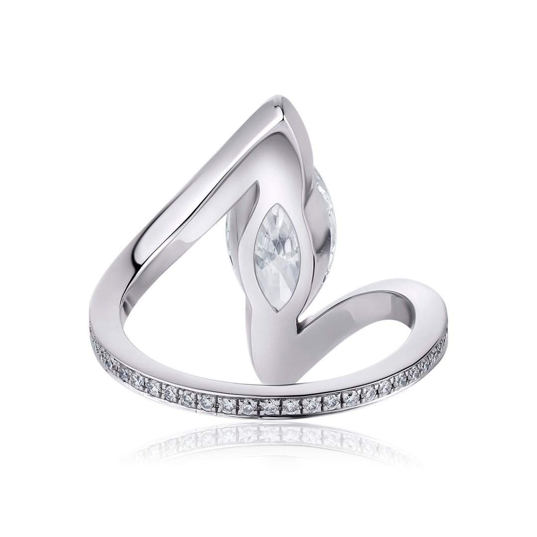 Special Lab Diamond Ring Marquise