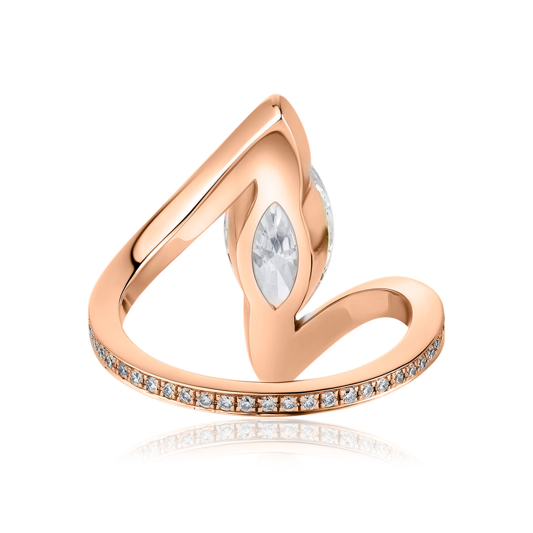 Special Lab Diamond Ring Marquise