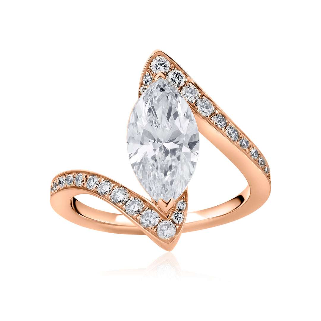 Special Lab Diamond Ring Marquise