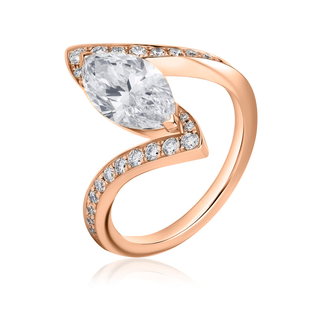 Special Lab Diamond Ring Marquise