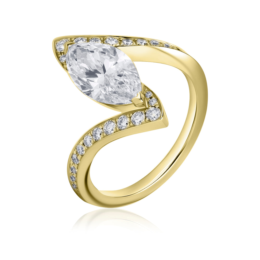 Special Lab Diamond Ring Marquise