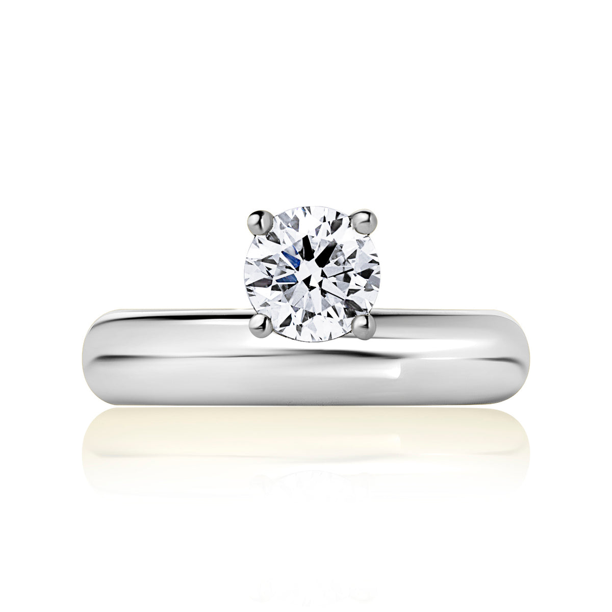 Pinky lab diamond ring round