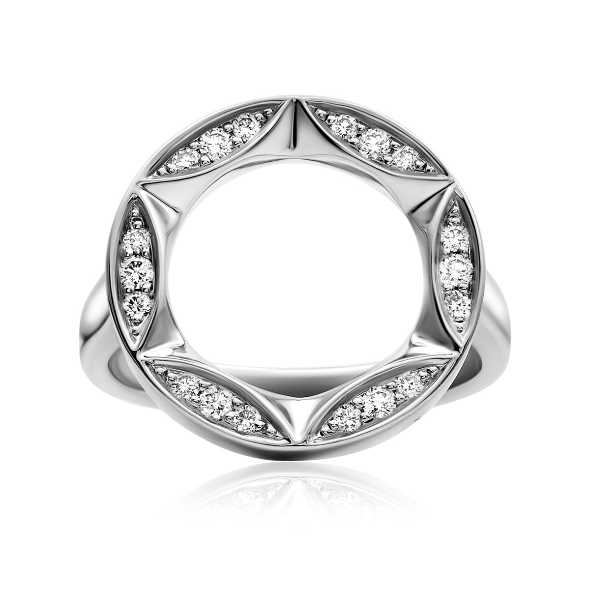 Natural diamond ring sunshine collection