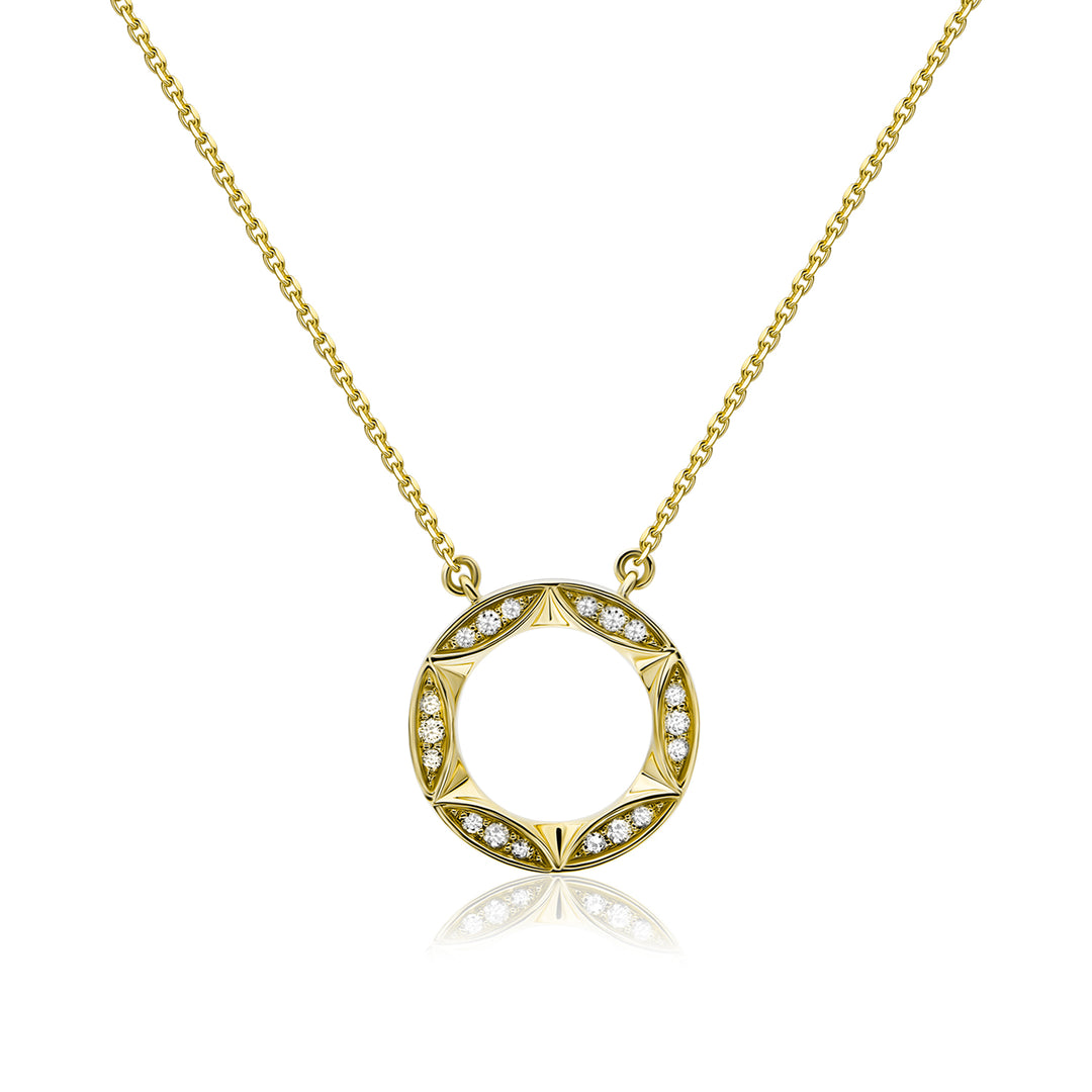 Natural Diamond Necklace Sunshine Collection
