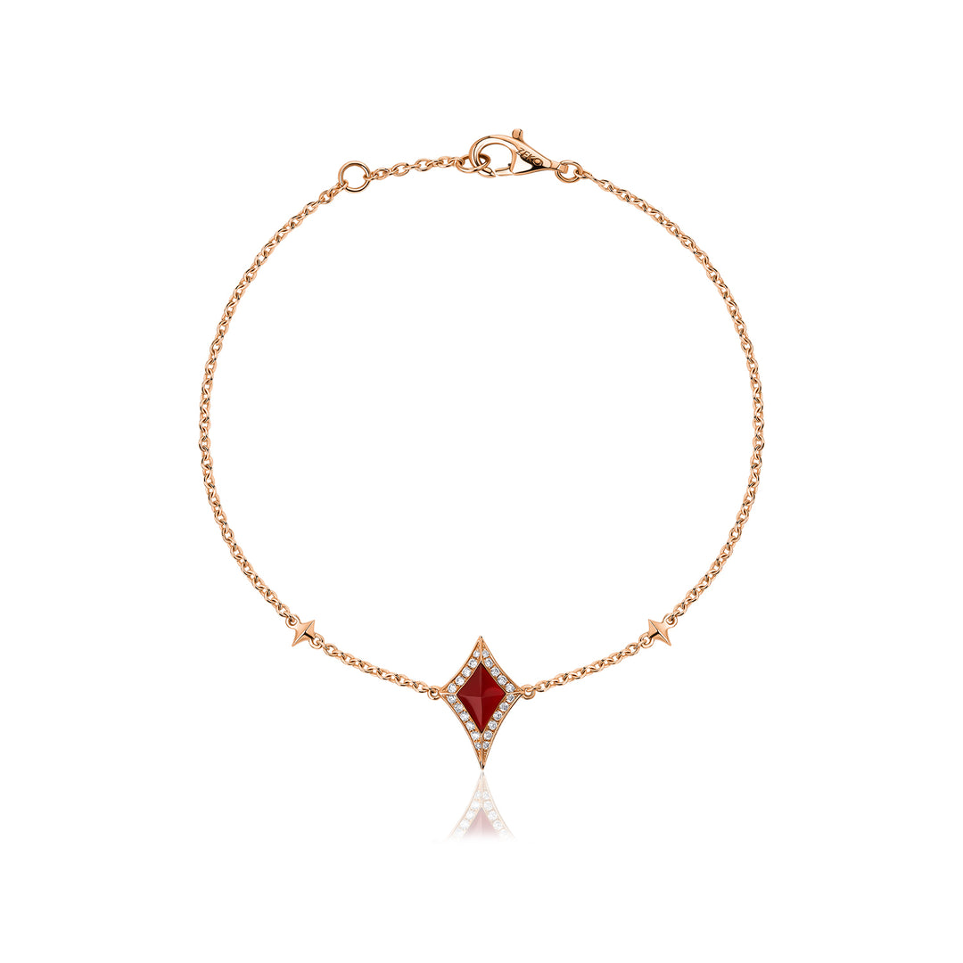 Natural Diamond Bracelet Damascus Sword Collection