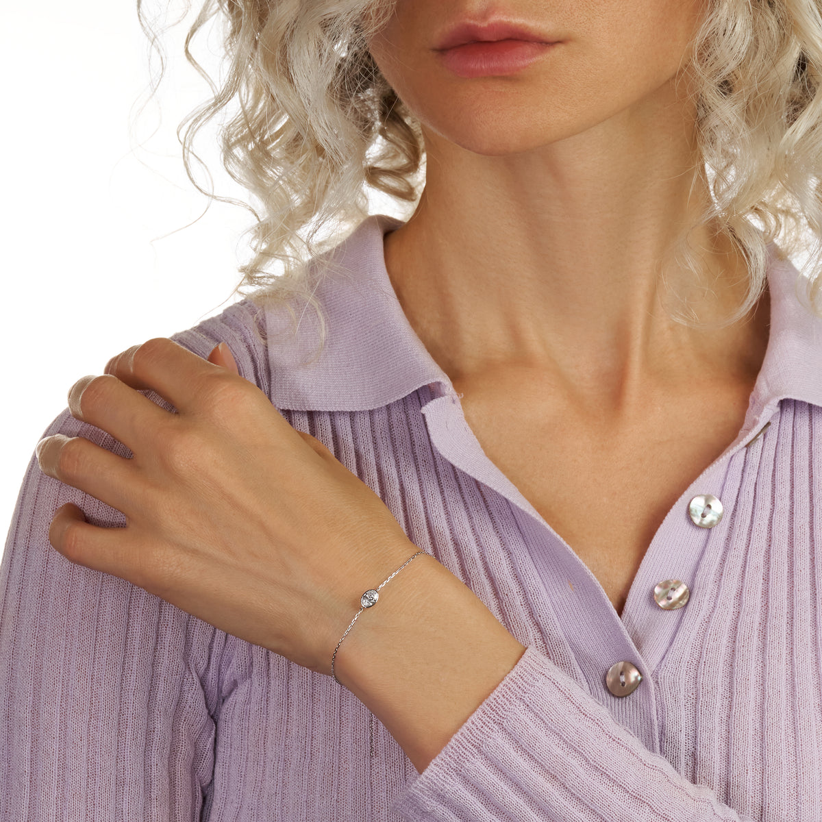 Solitaire lab diamond bracelet bezel setting oval